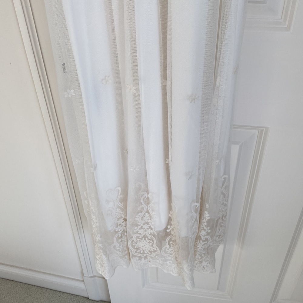 Stand in Awe Cream and Ivory Lace Maxi Dress - Picture 11 of 14